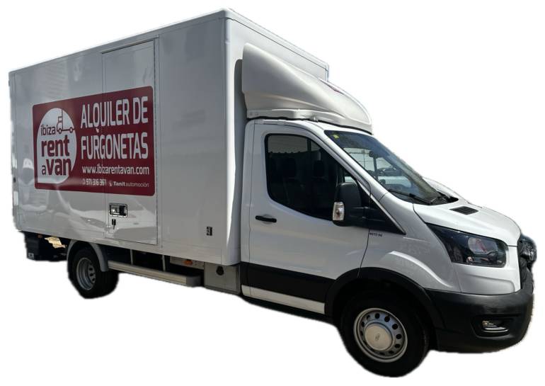 Ford transit 2.0tdci camión paquetero + plataforma elevadora